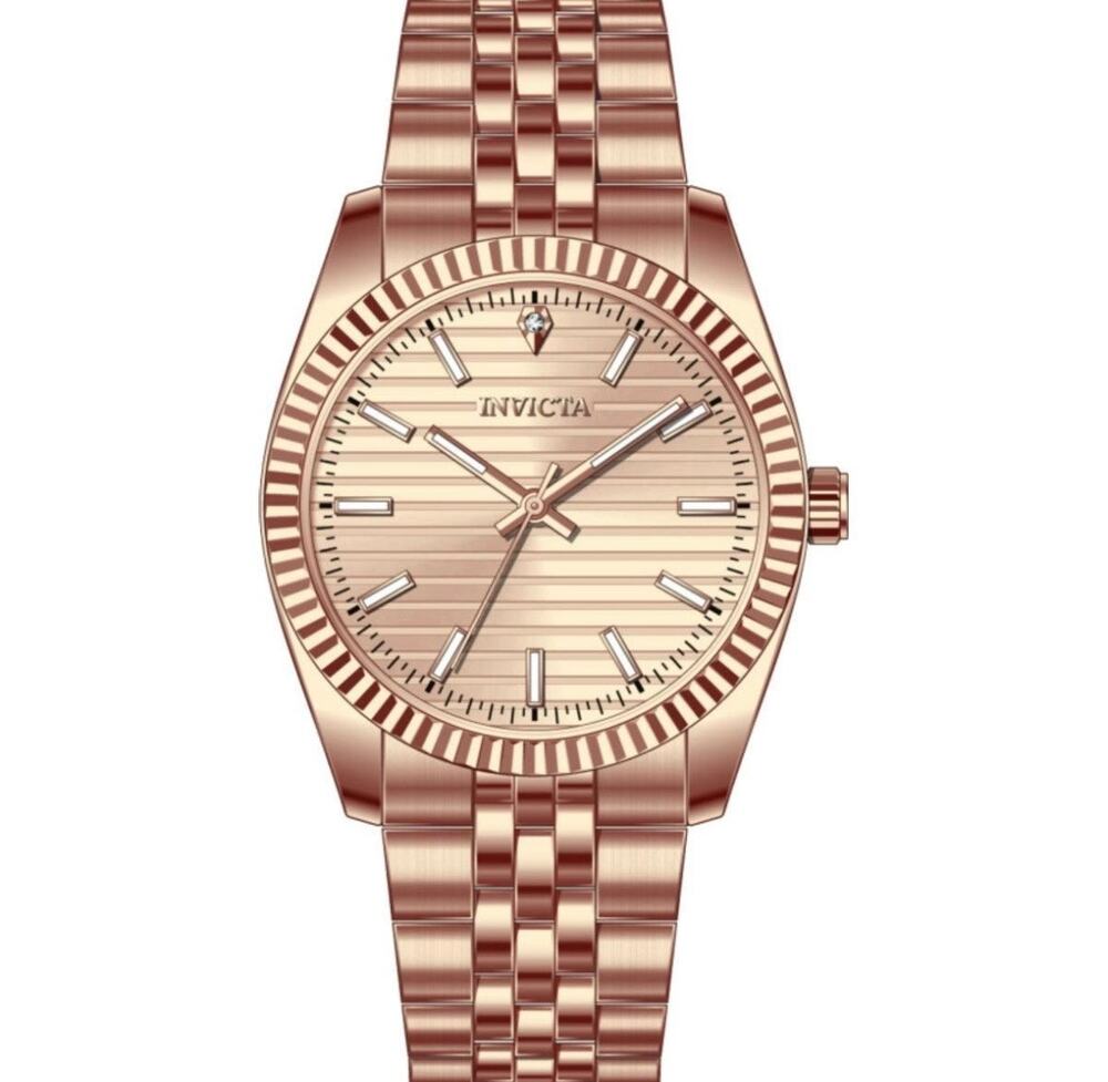 Invicta Celestial Somerset Men’s Watch 36mm Rose Gold Dial and Band New in Box